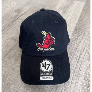 '47 St. Louis Cardinals 47 Hat Navy Cooperstown Adjustable Strap Dad Cap